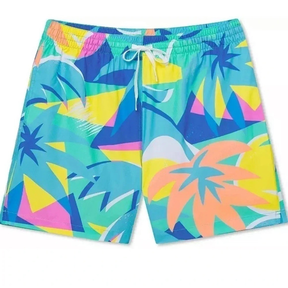 CHUBBIES MENS THE WAVE DASHERS SWIM TRUNKS 5.5" - NWT Retro XXL - Picture 1 of 10